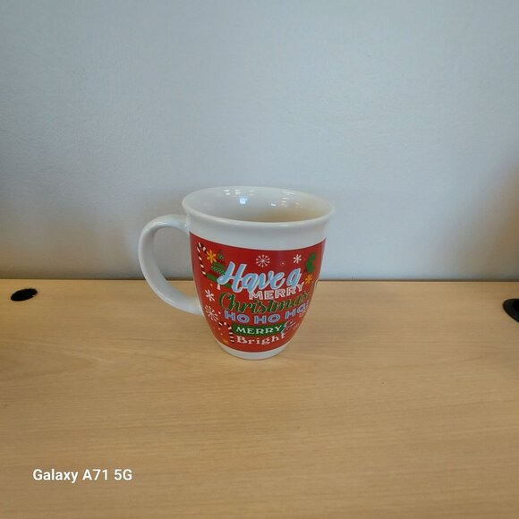 Have A Merry Christmas Ho Ho Ho Merry Bright Mug Cup Coffee Tea Latte Espresso N - Picture 2 of 7